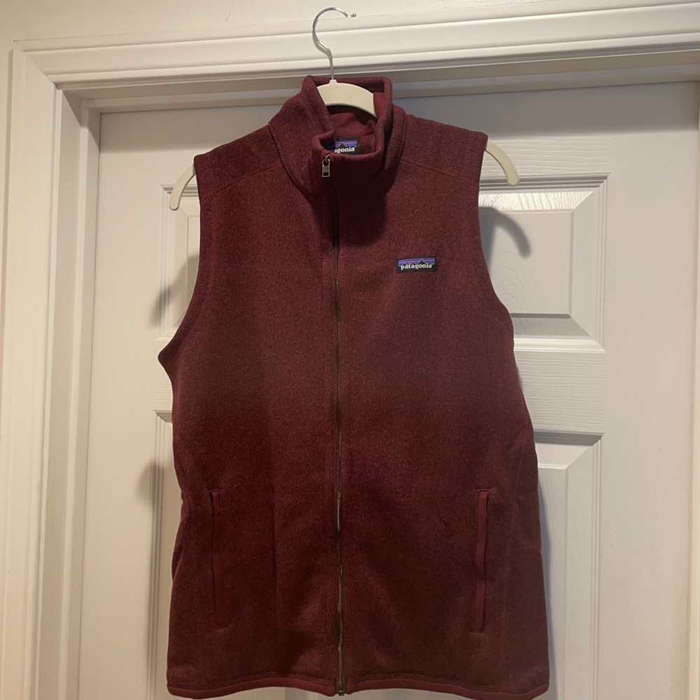 Maroon Patagonia vest